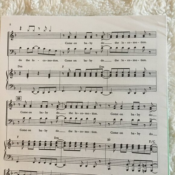 5/$25 'The Loco-Motion' Pop Hit Vocal Arrangement Music Sheets - Picture 3 of 3